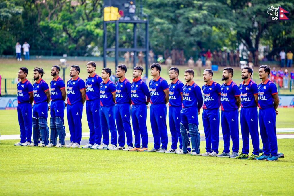 विश्वकप लिग–२ : नेपालले श्रीलंकामा एकदिवसीय शृंखला खेल्ने, १९ सदस्यीय टोलीको घोषणा