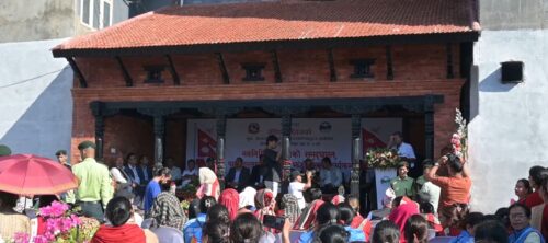पोखराको महेन्द्रपुलमा फल्चा उद्घाटन