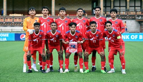 साफ यु–१७ च्याम्पियनसिपमा नेपालले आज श्रीलंकासँग खेल्दै