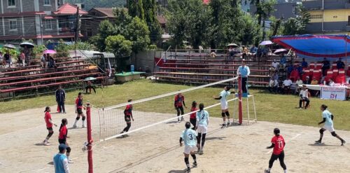 लामाचौर भलिबलमा  महिलातर्फ एपीएफ र न्यु डायमण्डको सुखद  सुरुआत