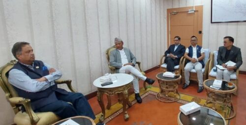 डुवान र सिचाइँ समस्या लिएर मन्त्री भेट्न पुगे विनोद चौधरी
