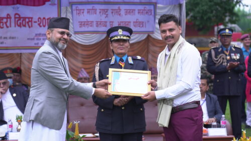 प्रहरी दिवसमा पब्लिककर्मी वाग्ले सम्मानित
