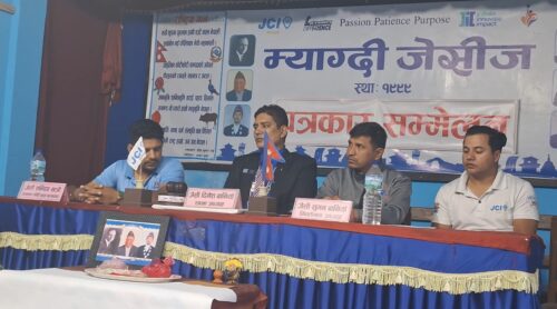 म्याग्दीमा जेसीज कप फुटबल प्रतियोगिता आयोजना हुने