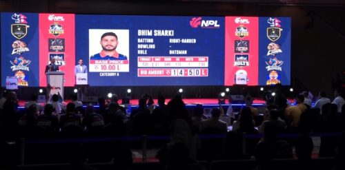 एनपीएलका लागि खेलाडी अक्सन सम्पन्न, १२ क्रिकेटर अधिकतम १५ लाखमा विक्री