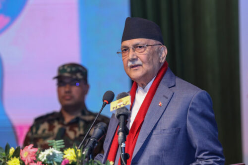 सुशासन र विकासको बाटोबाट मुलुकलाई समृद्ध बनाउँछौः प्रधानमन्त्री ओली