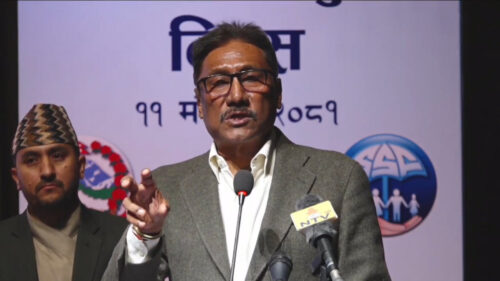बैंकले ऋण उपलब्ध नगराउँदा श्रमिकह मिटरब्याजीको ट्र्यापमा परेः श्रममन्त्री भण्डारी