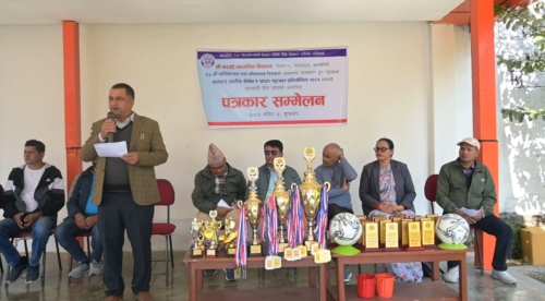 पोखरामा क्लस्टर स्तरीय सेभेन ए साइड फुटबल प्रतियोगिता हँुदै