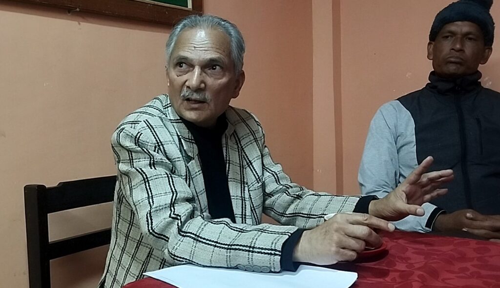ठूला नेताले गोरखाको विकासमा ध्यान दिएनन् : डा. बाबुराम भट्टराई