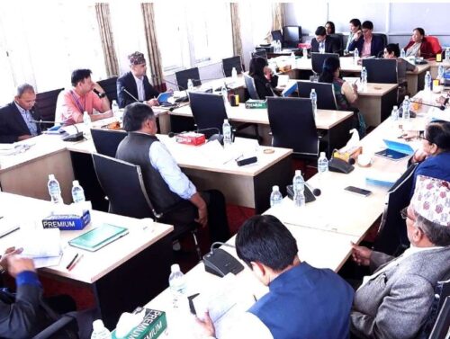 सार्वजनिक नीति तथा प्रत्यायोजित विधायन समितिको बैठक बस्दै