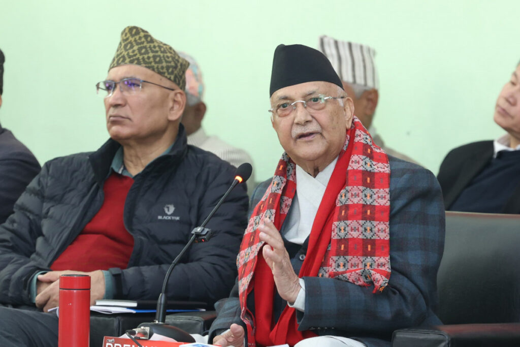 प्रधानमन्त्री ओली भन्छन् : ‘एमाले देश बनाउन बनेको पार्टी हो’