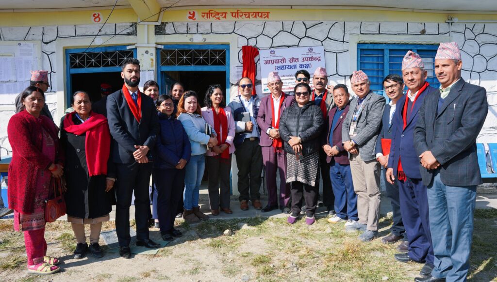 लेखनाथमा सामी परियोजना अन्तर्गत आप्रवासी स्रोत उपकेन्द्र स्थापना