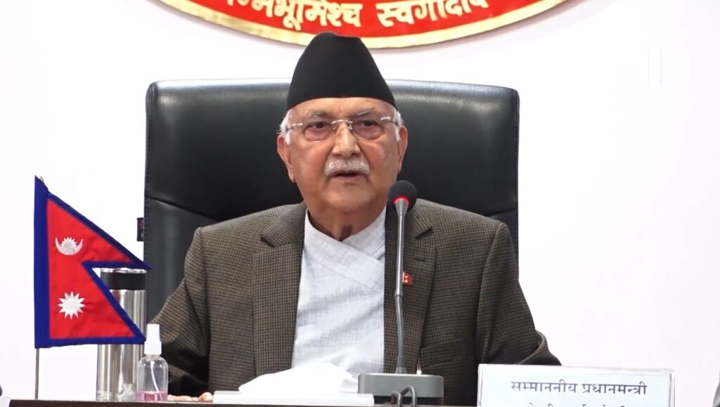 प्रधानमन्त्री ओलीले आजदेखि चीनको औपचारिक भ्रमण जाँदै