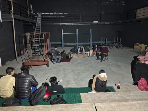 पोखरामा मौलिक नाटक ‘सपना डिलक्स कोच’ मञ्चनको तयारी