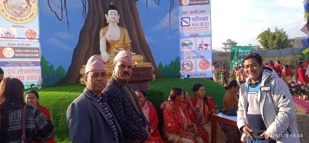 लेखनाथ महोत्सवमा आर्कषणको केन्द्र बन्दै बुद्धको प्रतिमा