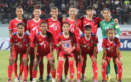 नेपाली राष्ट्रिय महिला फुटबल टोलीले फोर नेसन्स कप फुटबल खेल्ने