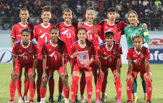 नेपाली राष्ट्रिय महिला फुटबल टोलीले फोर नेसन्स कप फुटबल खेल्ने