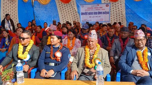 लमजुङको परेवाडाडाँ स्वास्थ्य चौकी पोषणमैत्री स्वास्थ्य चौकी घोषणा