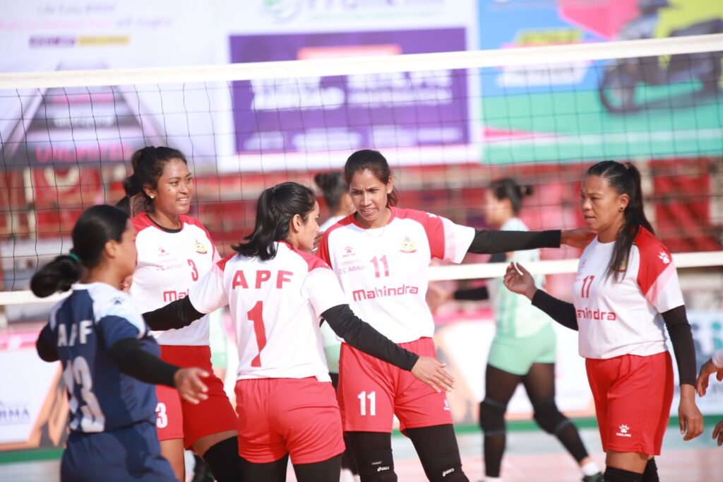 टाइगर कप भलिबलः एपिएफले न्यू डायमन्डलाई सोझो सेटमा हरायो