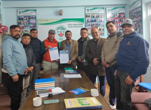 पाटा नेपाल च्याप्टर र पोखरा पर्यटन परिषद्बीच सम्झौतापत्रमा हस्ताक्षर