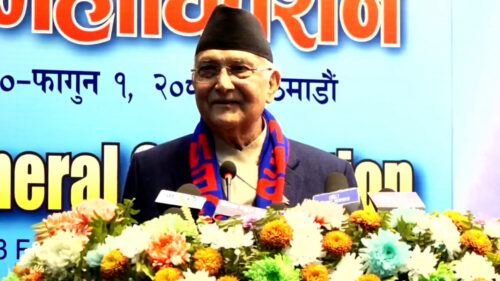 माओवादी लक्षित ओलीको टिप्पणीः अगतिला तत्वलाई बोकेर पार लाग्दैन