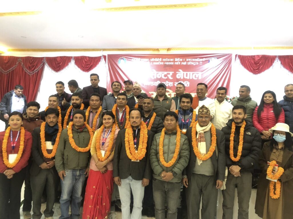 प्रेस सेन्टर गण्डकीको अध्यक्षमा अर्जुन काफ्ले चयन