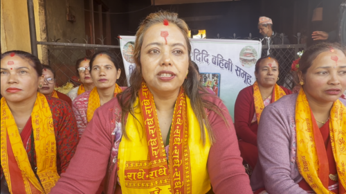 मौलिकता जोगाउन भजनकीर्तनमा महिला समुह