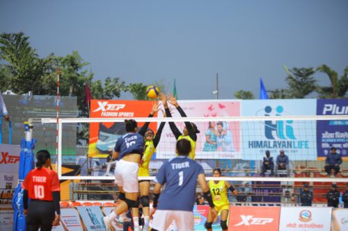 टाइगर कप भलिबलः न्यू डायमण्डलाई हराउँदै आयोजक टोली फाइलनमा