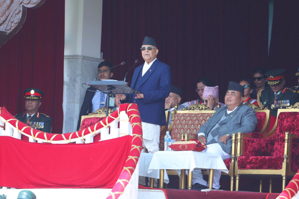 राष्ट्रप्रति समर्पित युवा हरेक राष्ट्रको पहिलो आवश्यकताः प्रधानमन्त्री ओली
