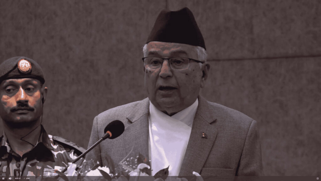 संघीय लोकतान्त्रिक गणतन्त्रले नेपालको चौतर्फी विकासको लक्ष्य राखेको छः राष्ट्रपति