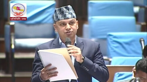 टिप्परको लागि अलग्गै लाइसेन्सको व्यवस्था गर्न रास्वपा सांसद झाको माग