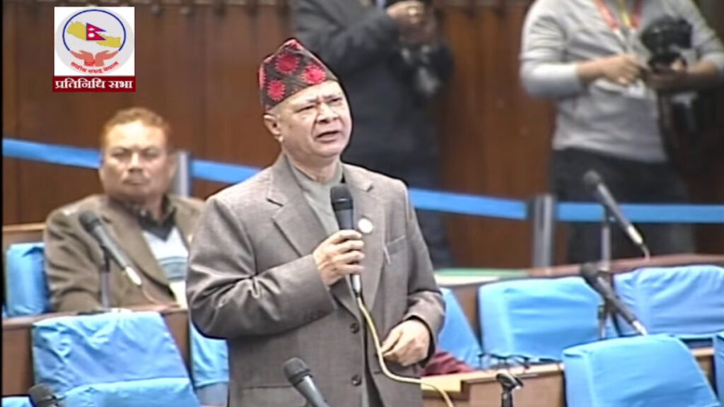 संविधानले नचिन्ने राजतन्त्रका विषयमा संसदमा छलफल गर्न पाइँदैनः रघुजी पन्त