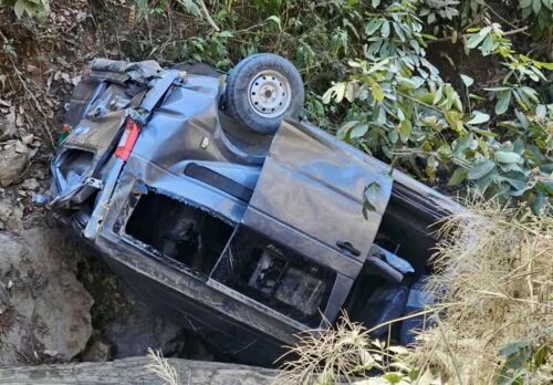 गोरखामा गाडी दुर्घटना हुदाँ १ जनाको मृत्यु
