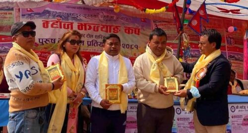 दरौखोला युवा क्लबले जित्यो तेस्रो म्हाँजु भञ्ज्याङ कप भलिबलको उपाधि