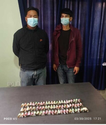 गोरखामा लागूऔषध सहित २ जना पक्राउ