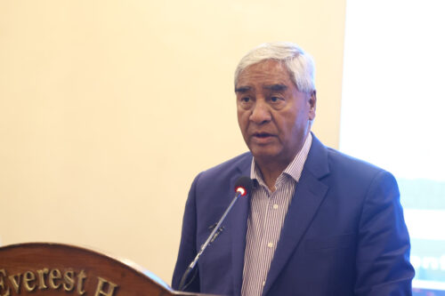 वर्तमान सरकार शान्ति सम्झौताका बाँकी काम पूरा गर्न अघि बढेको छः सभापति देउवा