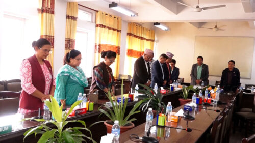 अर्थ समितिद्वारा सांसद बोहराको निधनमा एक मिनेट मौन धारण