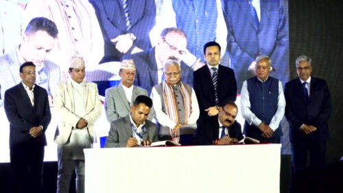 नेपालका उर्जा क्षेत्रको विकासका लागि नेपाल र भारतबीच सम्झौता