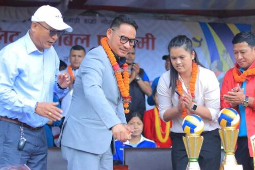 पोखरामा प्रथम एलिट भलिबल कप सुरु