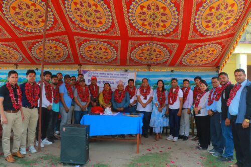 सहिद लखन–३ मा निःशुल्क स्वास्थ्य शिविर सम्पन्न, करिब पाँच सय बिरामी लाभान्वित