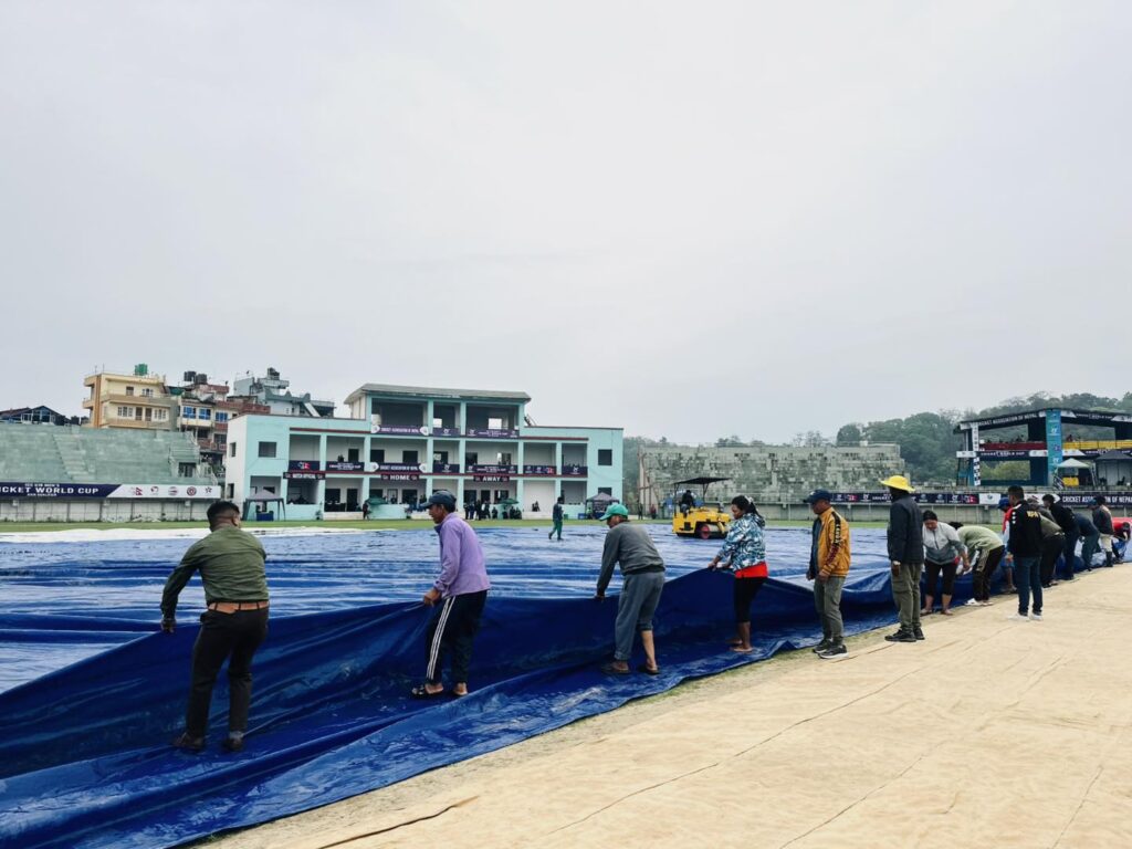 नेपाल र अफगानिस्तानबीचको खेल प्रभावित