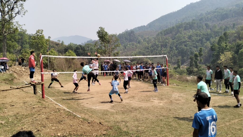 भाटखोलामा वडास्तरीय पुरुष भलिबल प्रतियोगिता शुरु
