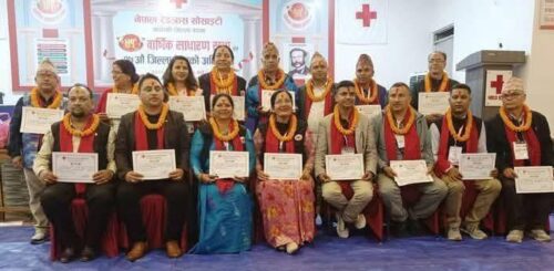 नेपाल रेडक्रस सोसाइटी कास्कीको नेतृत्वमा १ मतको हारजित