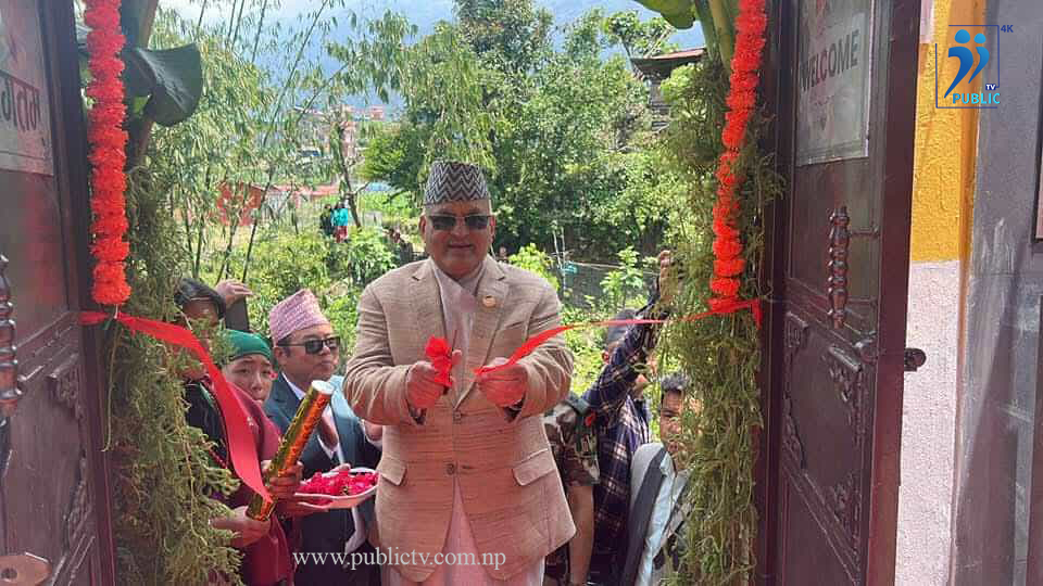 गण्डकी प्रदेशका मुख्यमन्त्रीद्वारा बारपाकमा भिसी गजे घले संग्रहालय उद्घाटन
