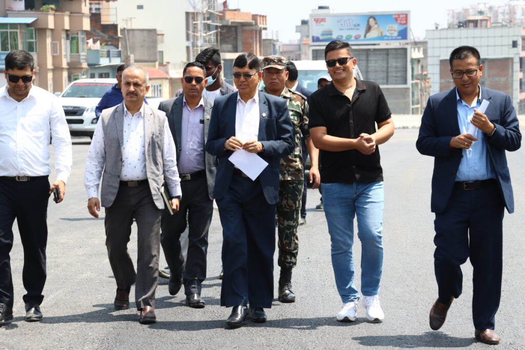 जेठ अन्तिमसम्ममा फ्लाइओभर निर्माण पूरा हुन्छः पूर्वाधार मन्त्री दाहाल