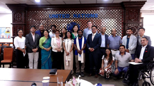 युएनडिपीद्वारा सगरमाथा आरोही शाकिल रपूर्णिमा श्रेष्ठ सम्मानित