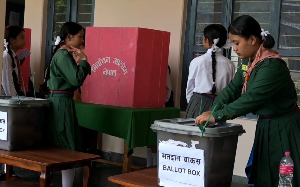 पोखराको टप्स माविमा नमुना निर्वाचन