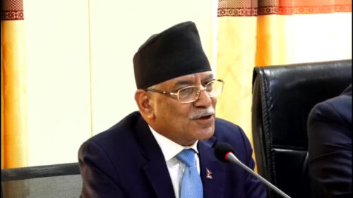 प्रहरीबाटै जनताले सरकारको अनुहार देख्छन् : प्रचण्ड