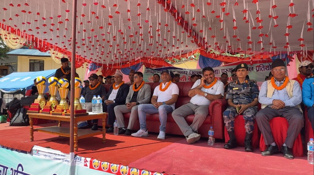 म्याग्दी भलिबल कप शुरु : म्याग्दी, तनहुँ, स्याङ्जा र बागलुङको विजय