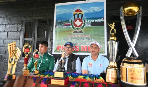 पोखरामा भोलिदेखि तेस्रो गण्डकी प्रदेश स्तरीय टी–२० क्रिकेट प्रतियोगिता हुँदै