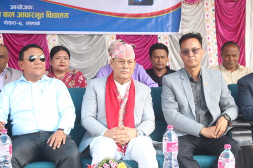 विद्यालयमा विज्ञान प्रयोगशाला स्थापना भविष्य निर्माणतर्फको ठूलो कदम होः मन्त्री थापा
